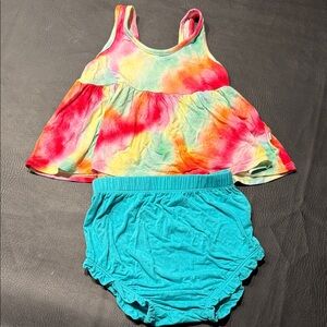 18/24m rainbow bloomer posh peanut set